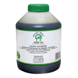 WORLDS BEST HOOF OIL 1L JAR WITH BRUSH